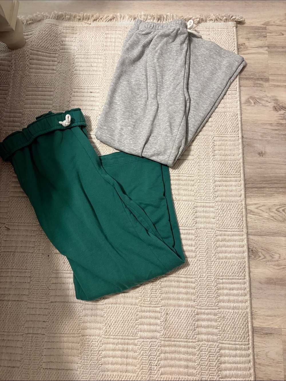 Target Kids Sweatpants Set - Emerald Green & Heather Gray
